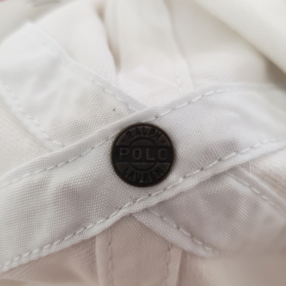 POLO RALPH LAUREN MEN'S WHITE 3 POLO PLAYER/PONY LOGO BALL CAP HAT OSFA $49 NWT - Picture 7 of 11